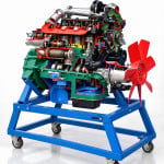 Sectioned Heavy Duty Diesel Engines